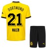 Original Trikotsatz Borussia Dortmund Malen 21 Heimtrikot 2023-24 Für Kinder